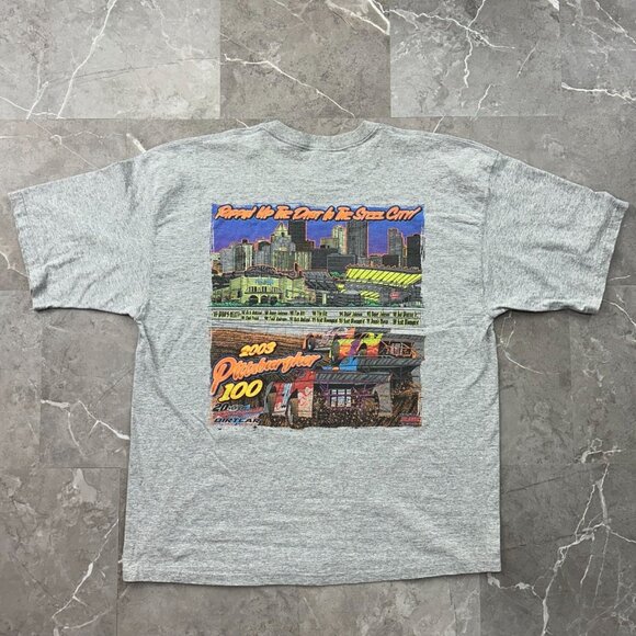 Vintage Pittsburgher 100 Graphic Tee Mens 2XL XXL Dirt Track Racing Pittsburgh - Picture 2 of 10